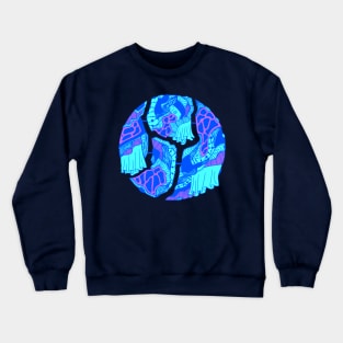 Blue Circle of Connection Crewneck Sweatshirt